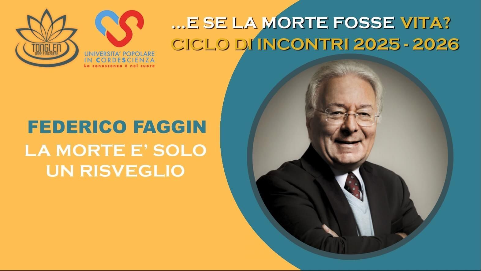 Locandina della conferenza online &laquo;La morte &egrave; solo un risveglio&raquo; del ciclo &laquo;&hellip;E se la morte fosse vita?&raquo; 2025-2026